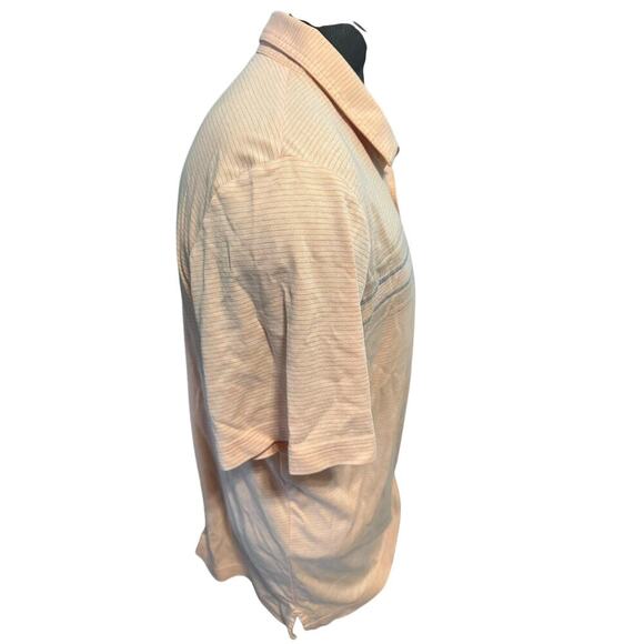 Travis Mathew Peach Color Mens XL Short Sleeve Polo - Picture 4 of 5